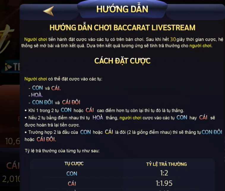 Khám Phá Thế Giới Baccarat Livestream Tại ManClub Với Cơ Hội Thắng Jackpot Lớn
