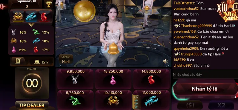 Trải Nghiệm Bầu Cua Livestream Tại ManClub Với Dàn Dealer Nóng Bỏng Nhất
