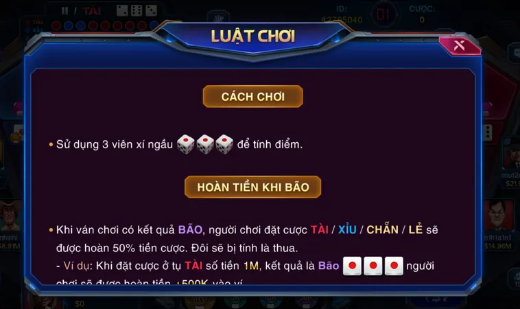 Sicbo Ironman Tại ManClub Trò Chơi Xúc Xắc Đỉnh Cao Cho Cao Thủ