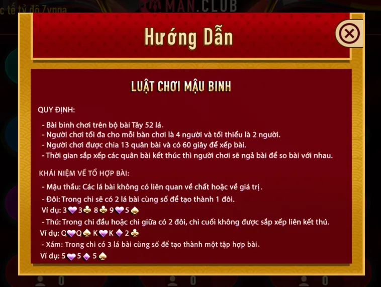 Chinh Phục Thử Thách Xếp Bài Mậu Binh Tại ManClub Siêu Hấp Dẫn