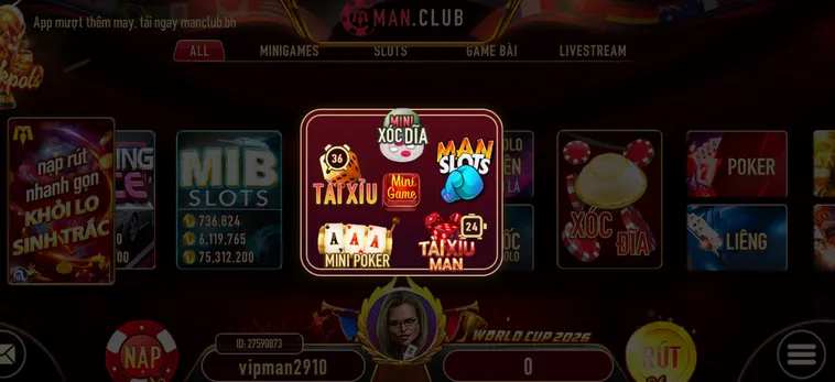 Minigame ManClub Thiên Đường Giải Trí Siêu Tốc Cho Game Thủ Hiện Đại