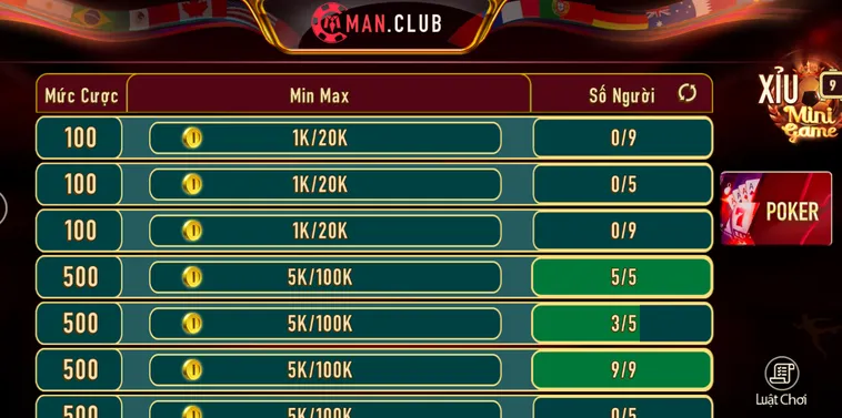 Chinh Phục Đỉnh Cao Poker Tại ManClub Với Những Ván Đấu Đẳng Cấp