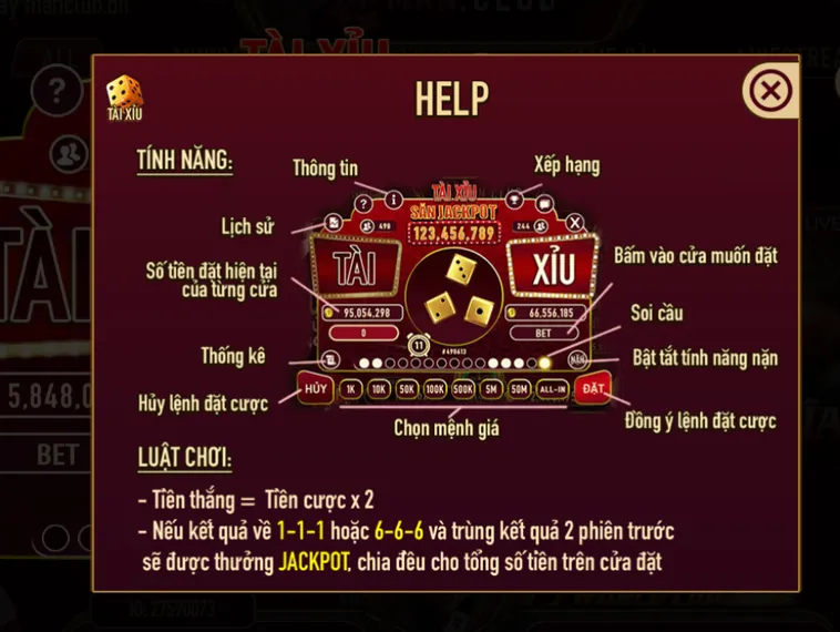 Tài Xỉu Livestream Tại ManClub Trải Nghiệm Đẳng Cấp Với Tỷ Lệ Thắng Siêu Khủng